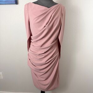 NWT! Draped Women's Rose Colored Dress